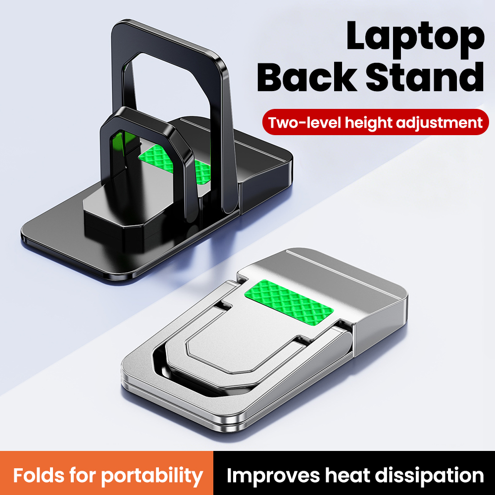 Adjustable Laptop Table - 2 Stück Faltbarer Unsichtbarer Computerständer Notebook-Rückhalterung