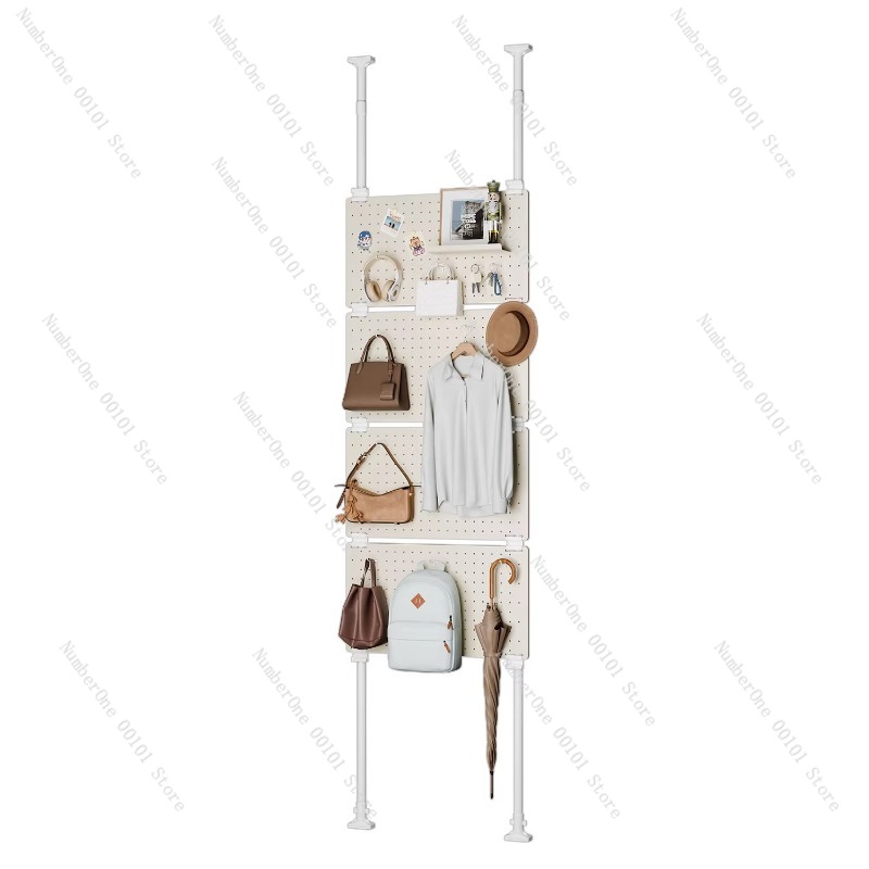 Wall Organizer Pocket - Wand-Aufbewahrungsregal Mehrstöckiges Lochplattenregal Hängeregal Kleider- und