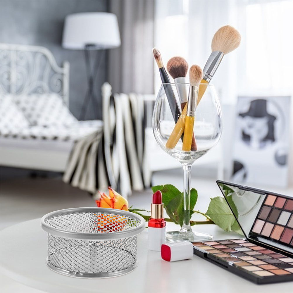 Paper Basket Mesh - Verschleißfester Büroklammerhalter aus Metall, stapelbarer Desktop-Organizer,