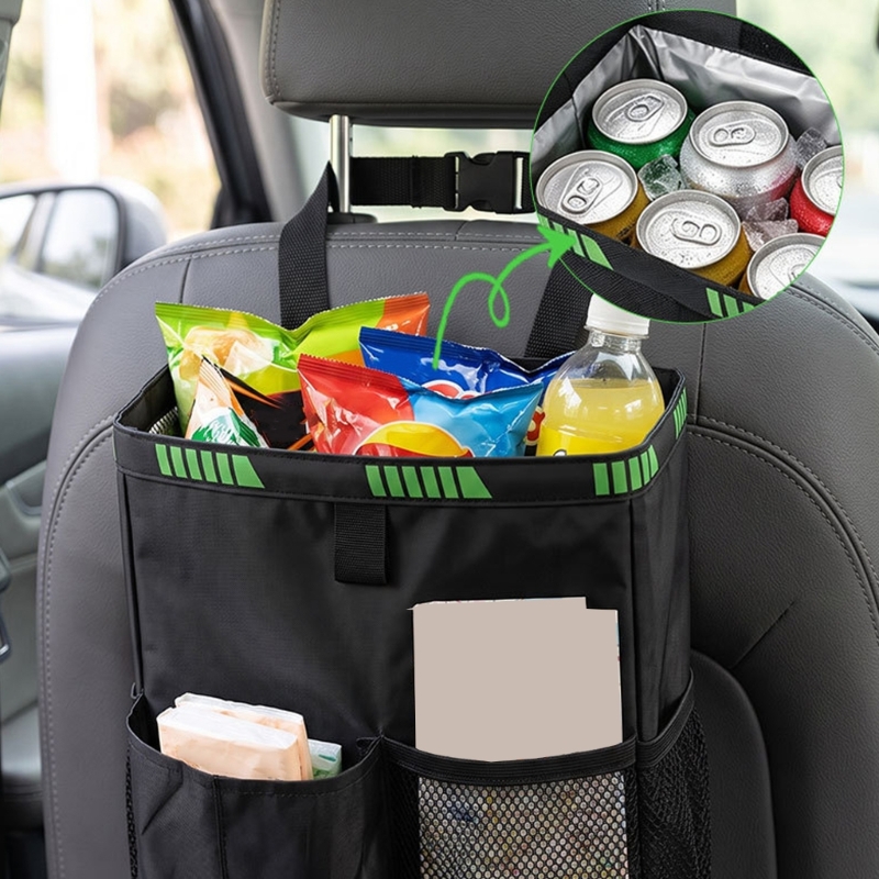 Paper Basket Mesh - Hängender Mülleimer an der Autositzlehne mit