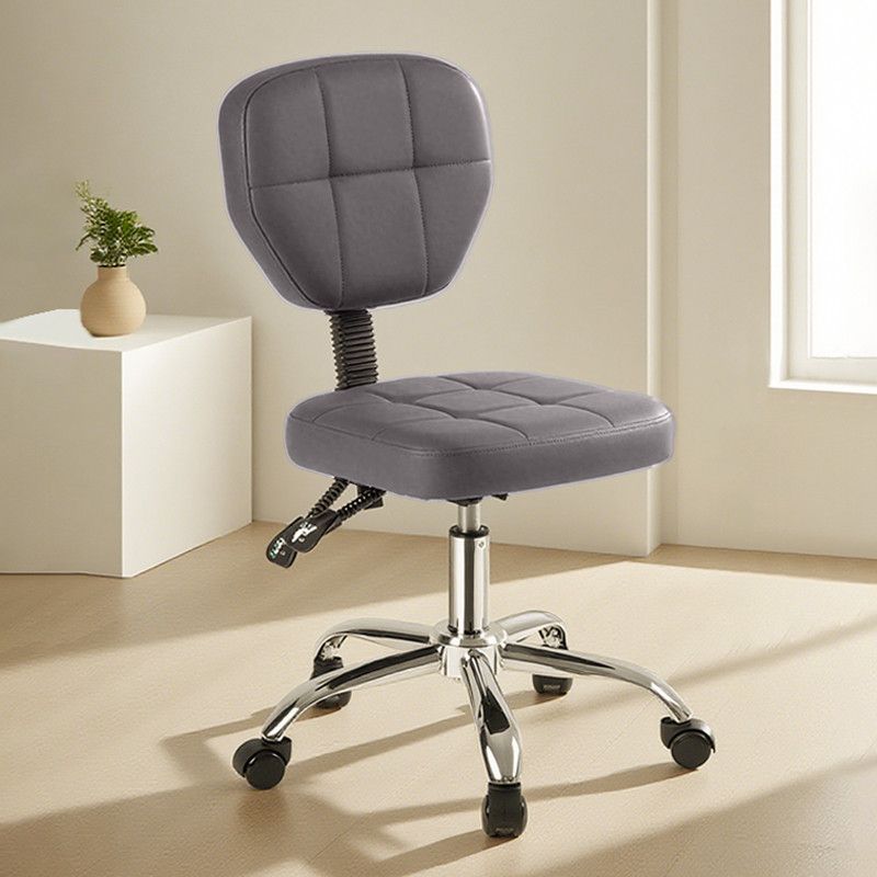 Office Furniture Ergonomic - Moderner Drehstuhl, Höhenverstellbarer Rollhocker mit Geräuschlosen