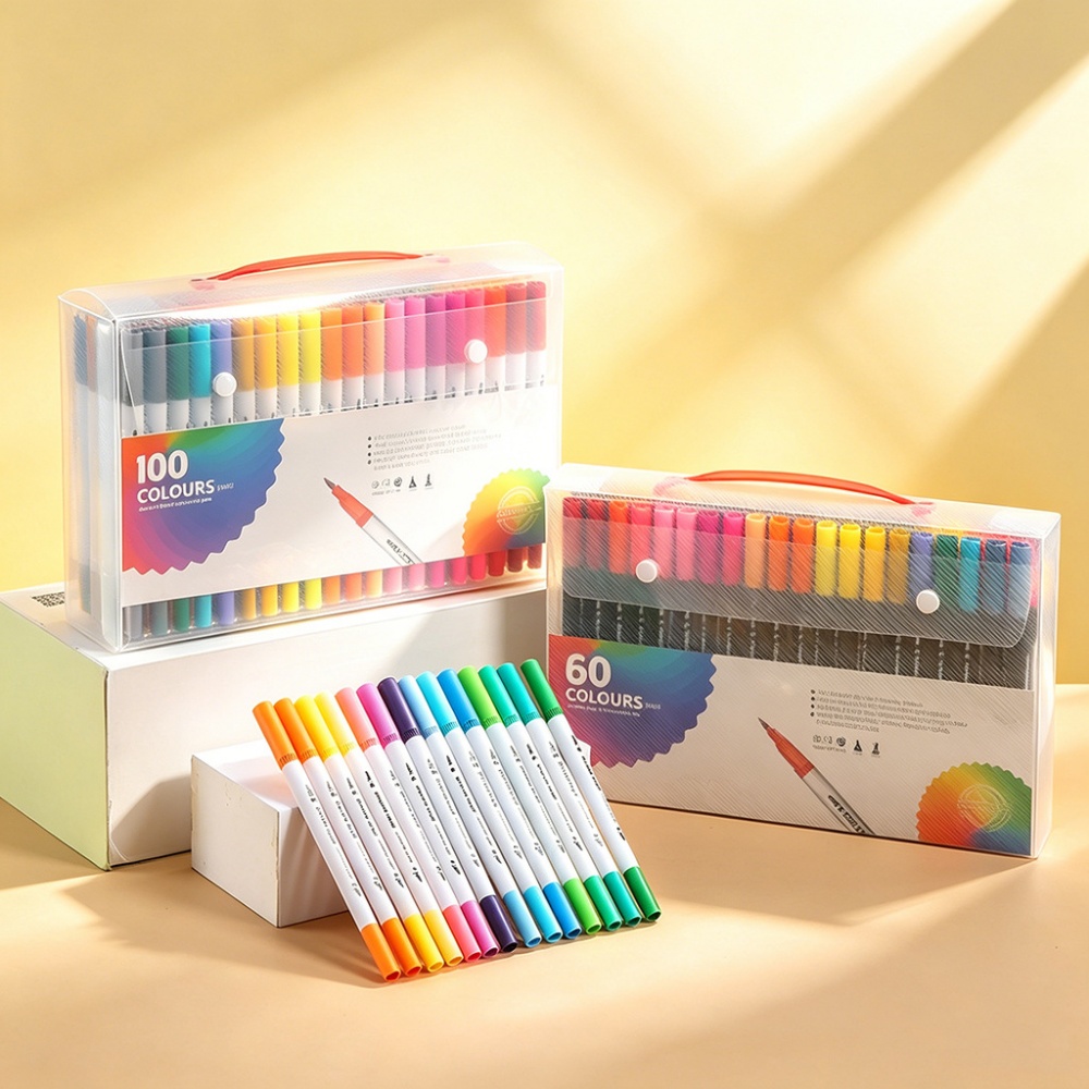 Copic Marker Sketch - 12-120 Farben Doppelspitzen-Marker-Set, Professionelle Pinselstifte zum
