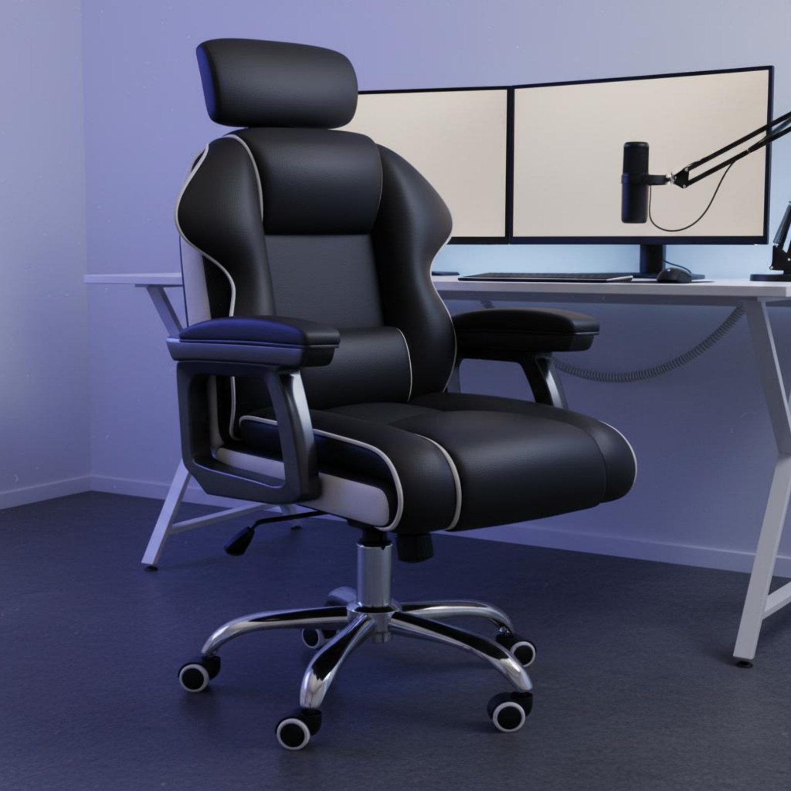 Office Furniture Ergonomic - Ergonomischer Gaming-Stuhl, höhenverstellbar, drehbarer Bürostuhl mit
