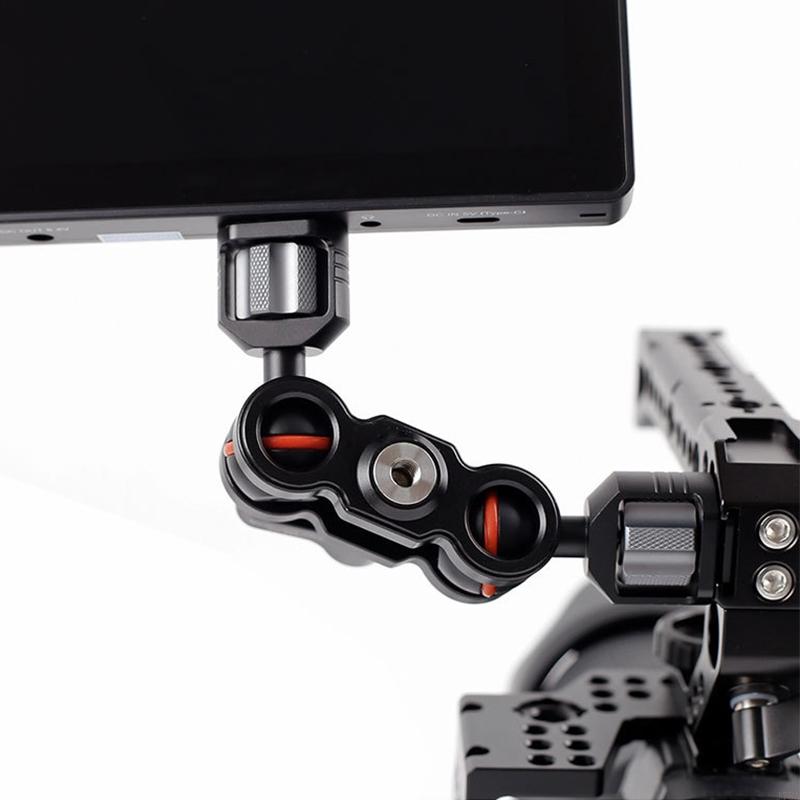Adjustable Monitor Mount - J78A Kamerahalterung mit doppelten Kugelköpfen, Gelenkarm