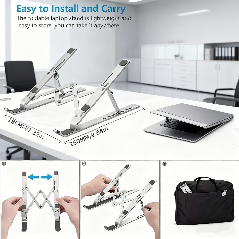 Verstellbarer Aluminium-Laptop – Adjustable Laptop Table Bewertung und Preis