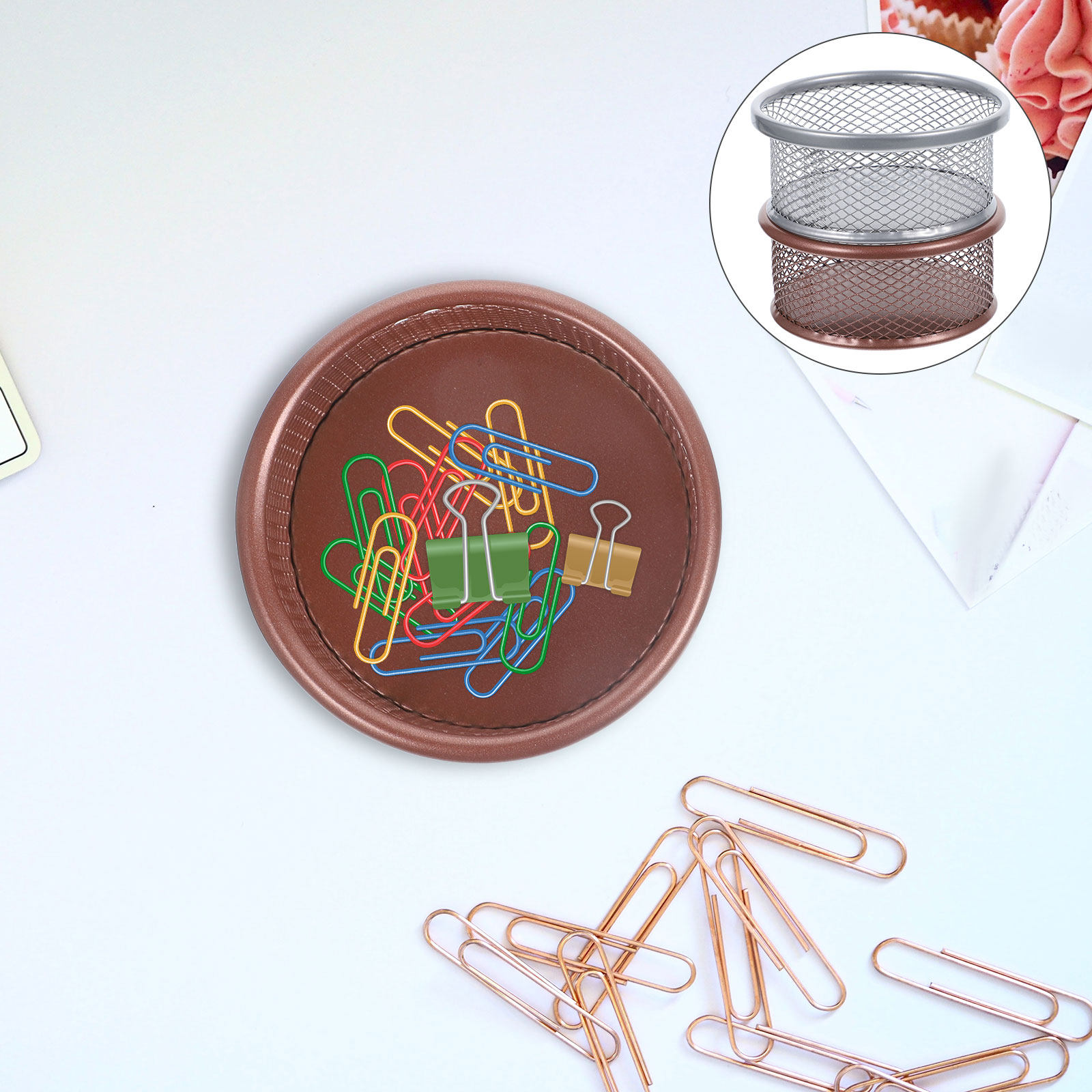 2 Stück robuste Metall-Bürokla – Paper Basket Mesh Bewertung und Preis