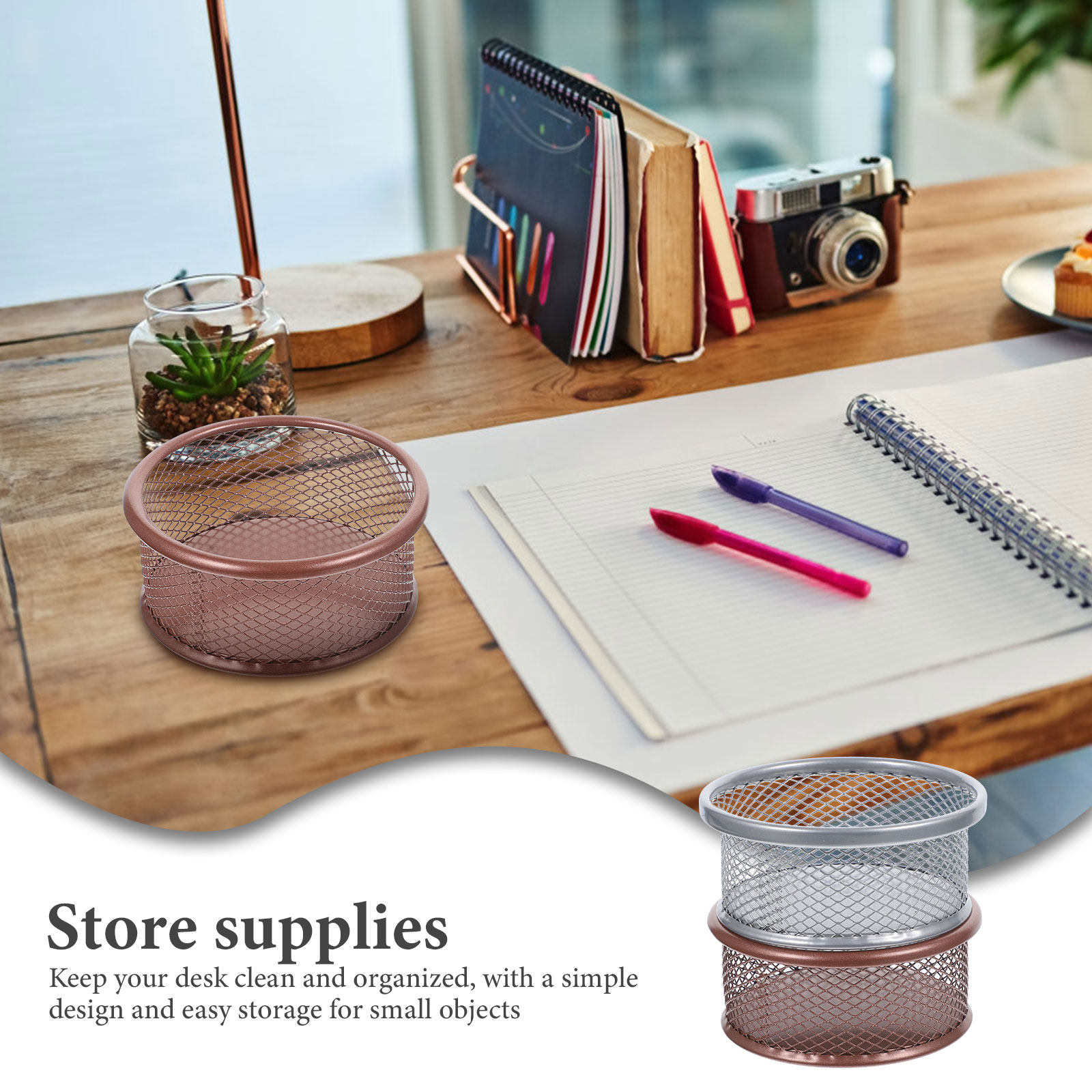 2 Stück robuste Metall-Bürokla – Paper Basket Mesh Bewertung und Preis