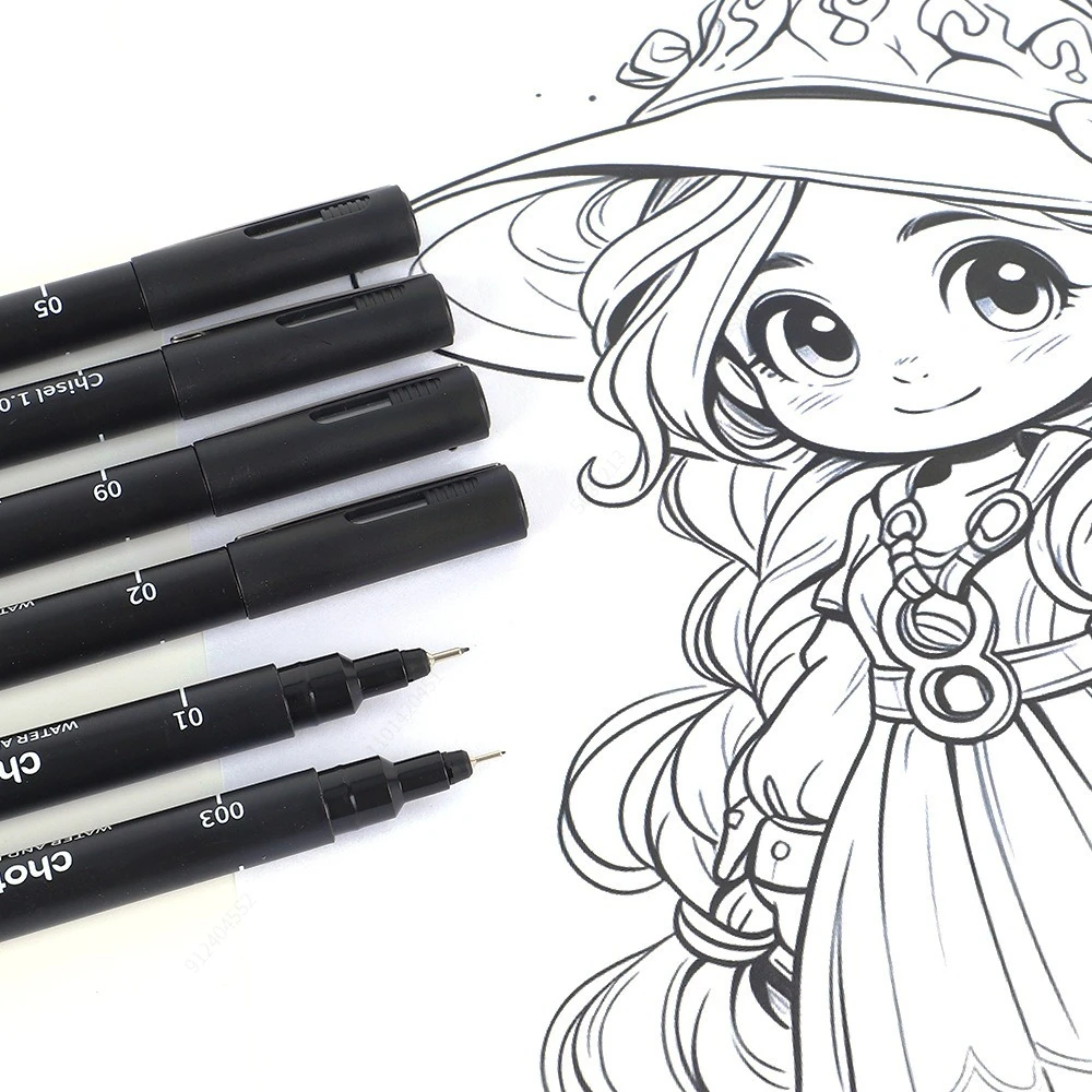 Schwarze Mikrostifte, 15 Größe – Copic Marker Sketch Bewertung und Preis