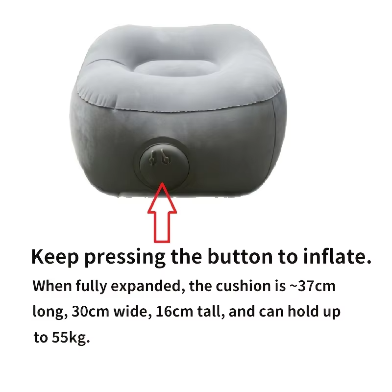 Aufblasbares Fußstützkissen au – Office Footrest Cushion Bewertung und Preis