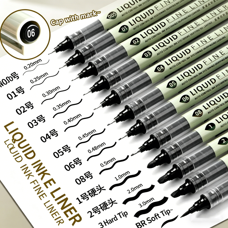 12er-Pack Schwarze Fineliner Z – Copic Marker Sketch Bewertung und Preis