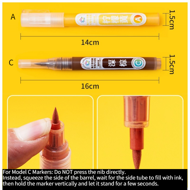 12 Farben Keramik-Unterglasur- – Copic Marker Sketch Bewertung und Preis