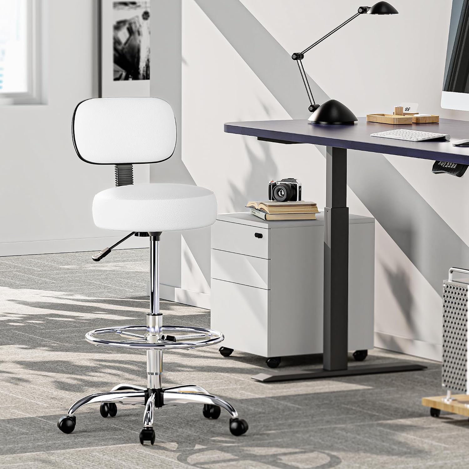 SUPERJARE Zeichenstuhl mit Rüc – Office Footrest Cushion Bewertung und Preis