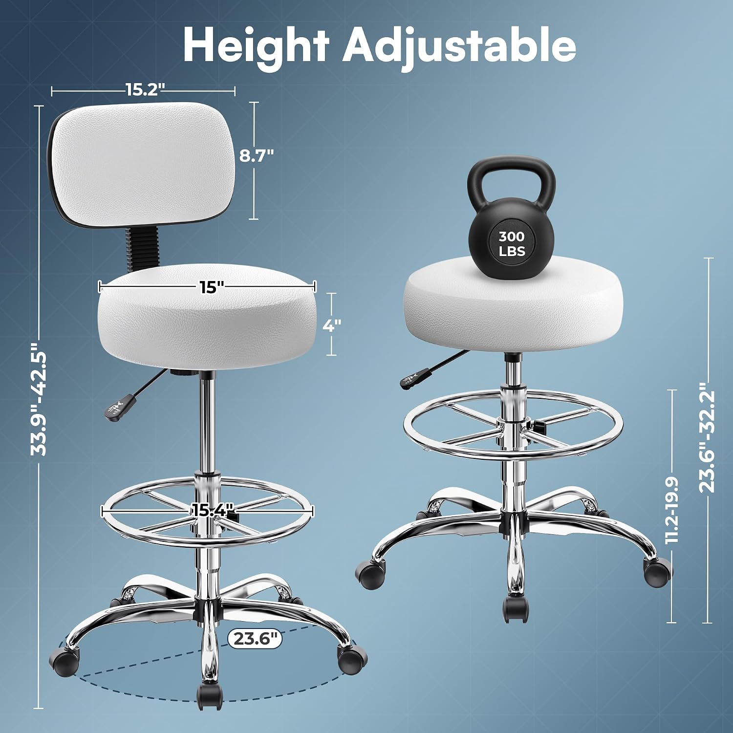SUPERJARE Zeichenstuhl mit Rüc – Office Footrest Cushion Bewertung und Preis