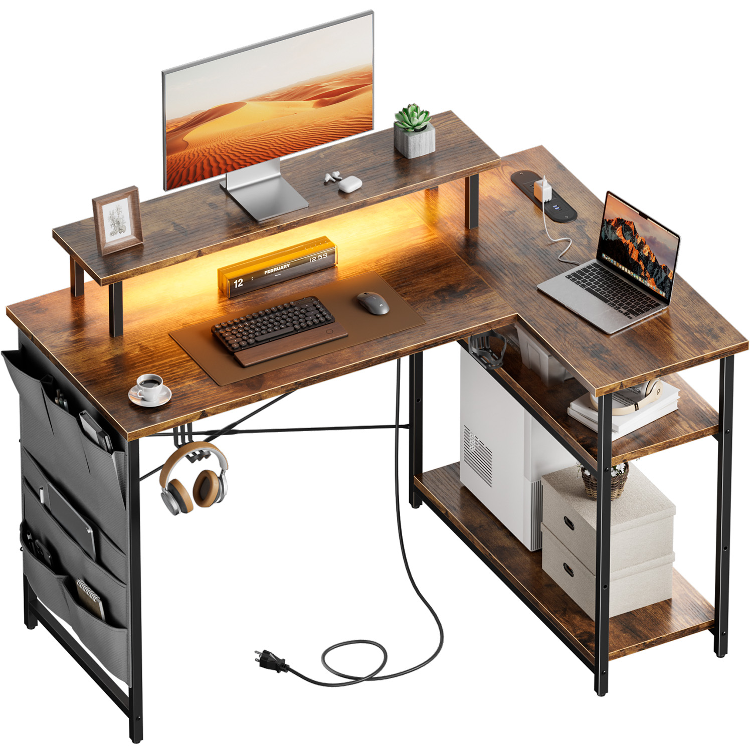 L-förmiger Computertisch mit S – Office Furniture Wholesale Bewertung und Preis