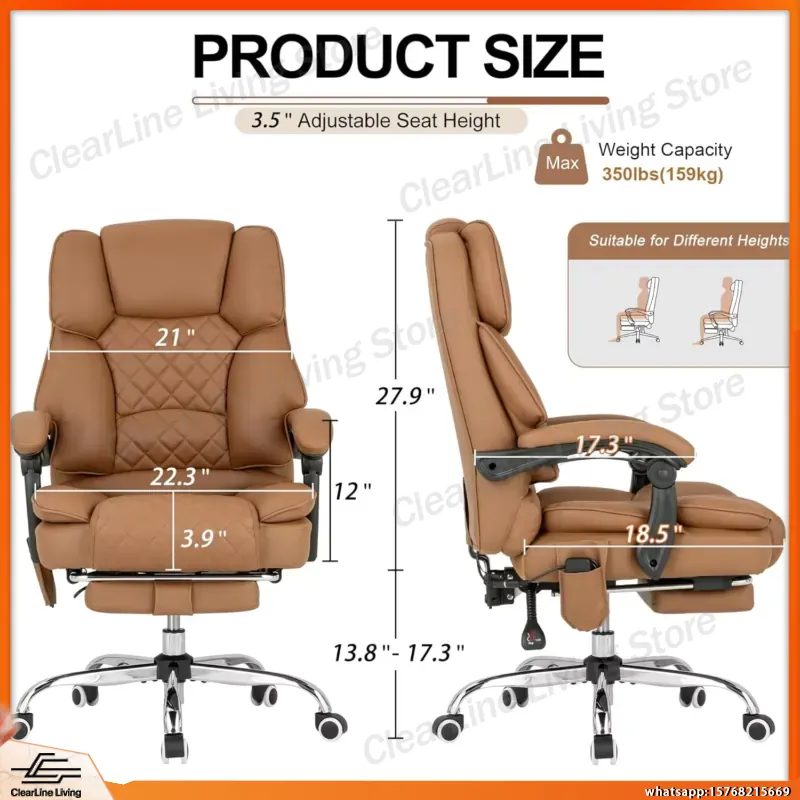 Beheizbarer Massage-Bürostuhl  – Office Footrest Cushion Bewertung und Preis
