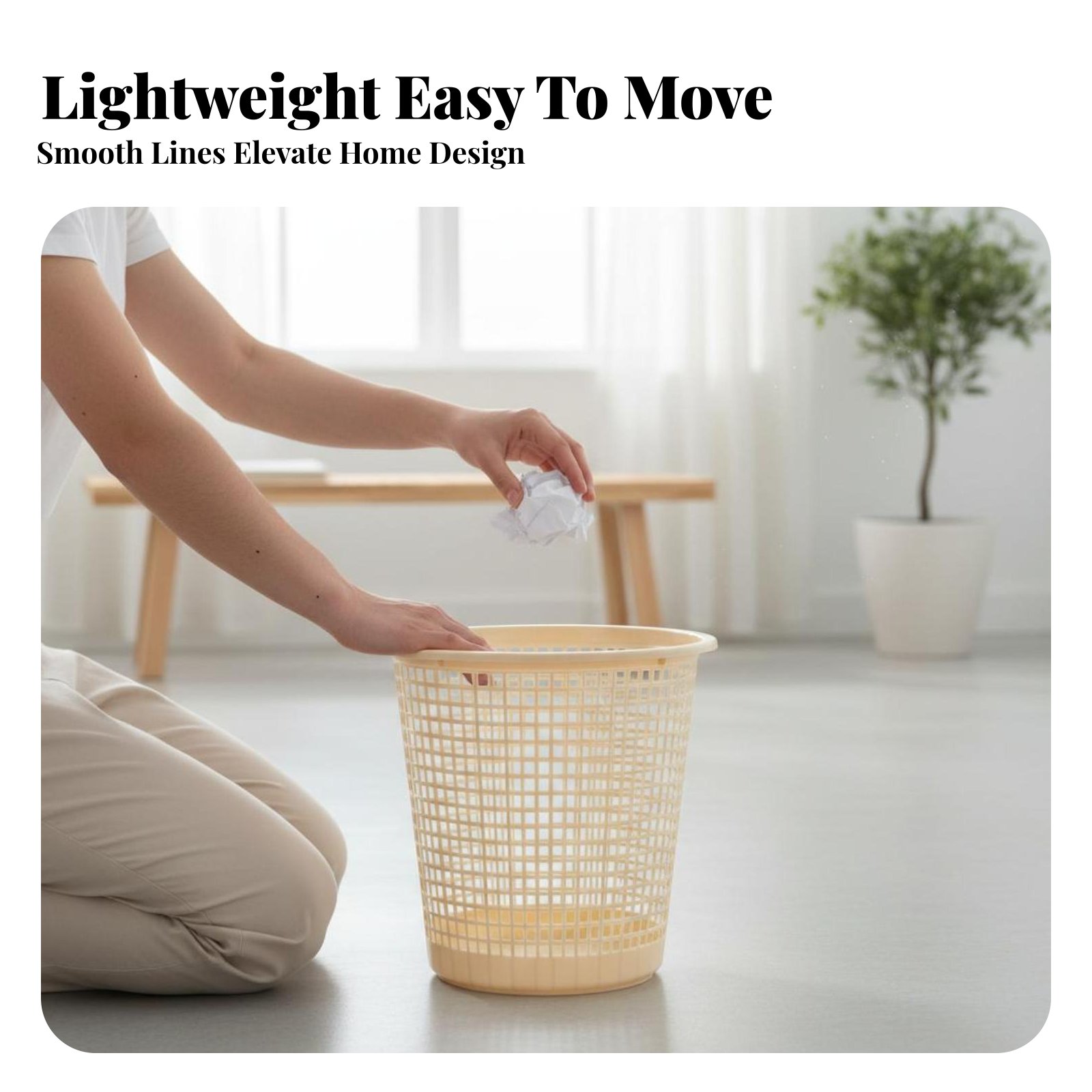 Hohlbelüfteter Abfalleimer mit – Paper Basket Mesh Bewertung und Preis