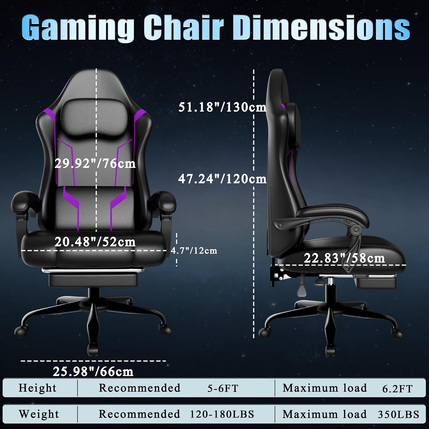 Ergonomischer Gaming-Stuhl mit – Office Footrest Cushion Bewertung und Preis