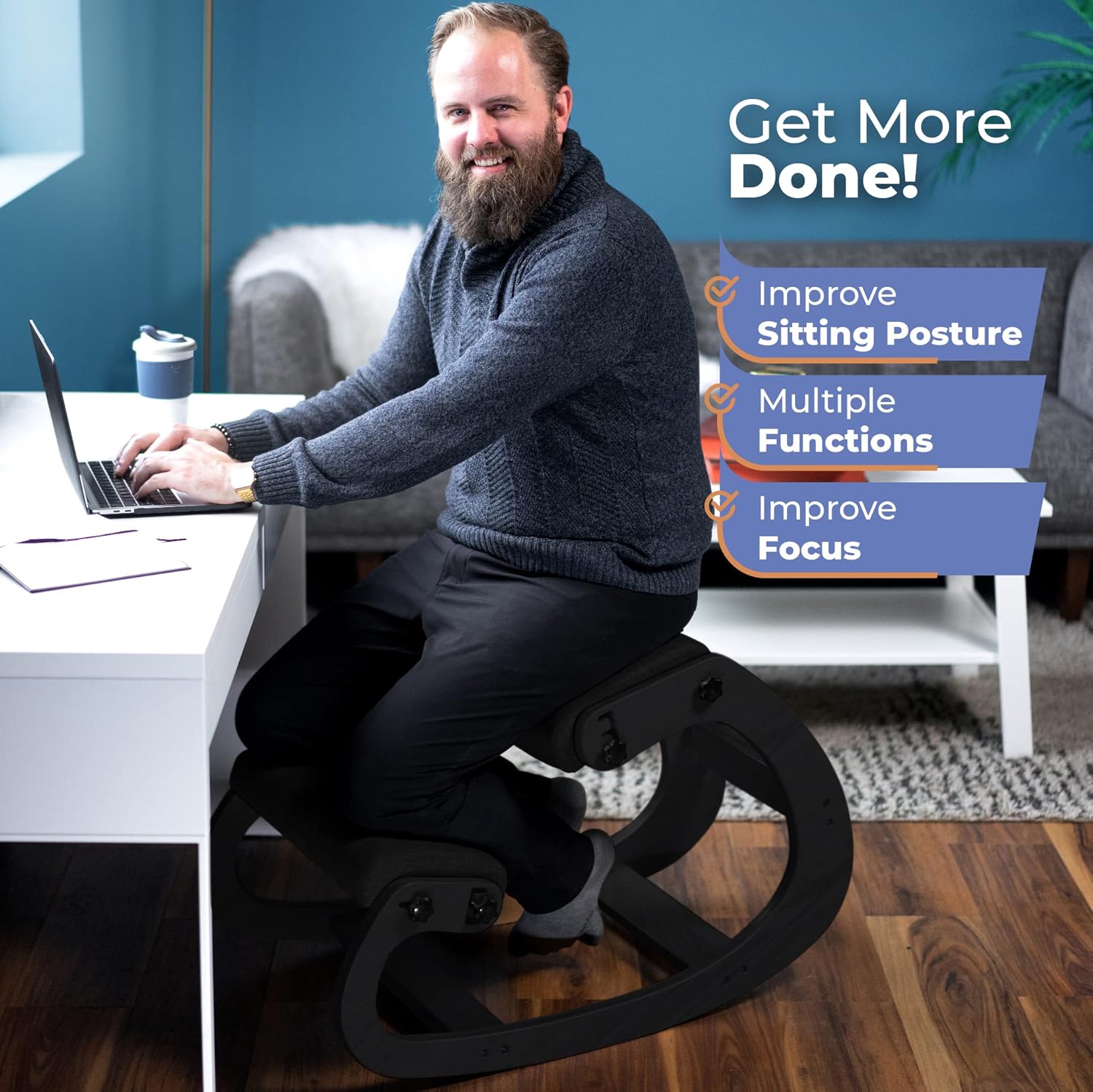 Ergonomischer Holz-Kniestuhl V – Office Furniture Ergonomic Bewertung und Preis