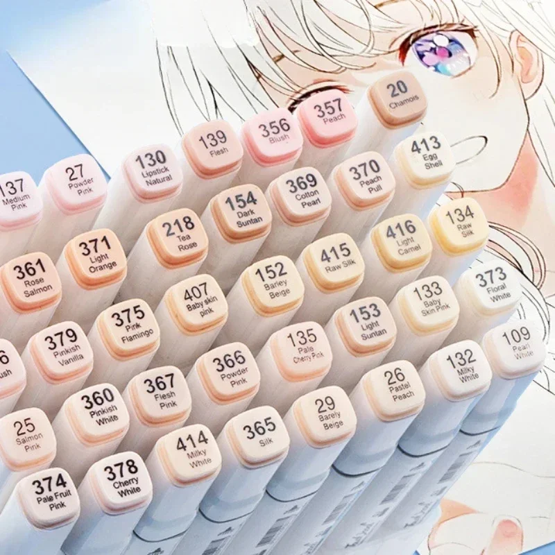 6/12/24/30 farben Haut Ton Dua – Copic Marker Sketch Bewertung und Preis