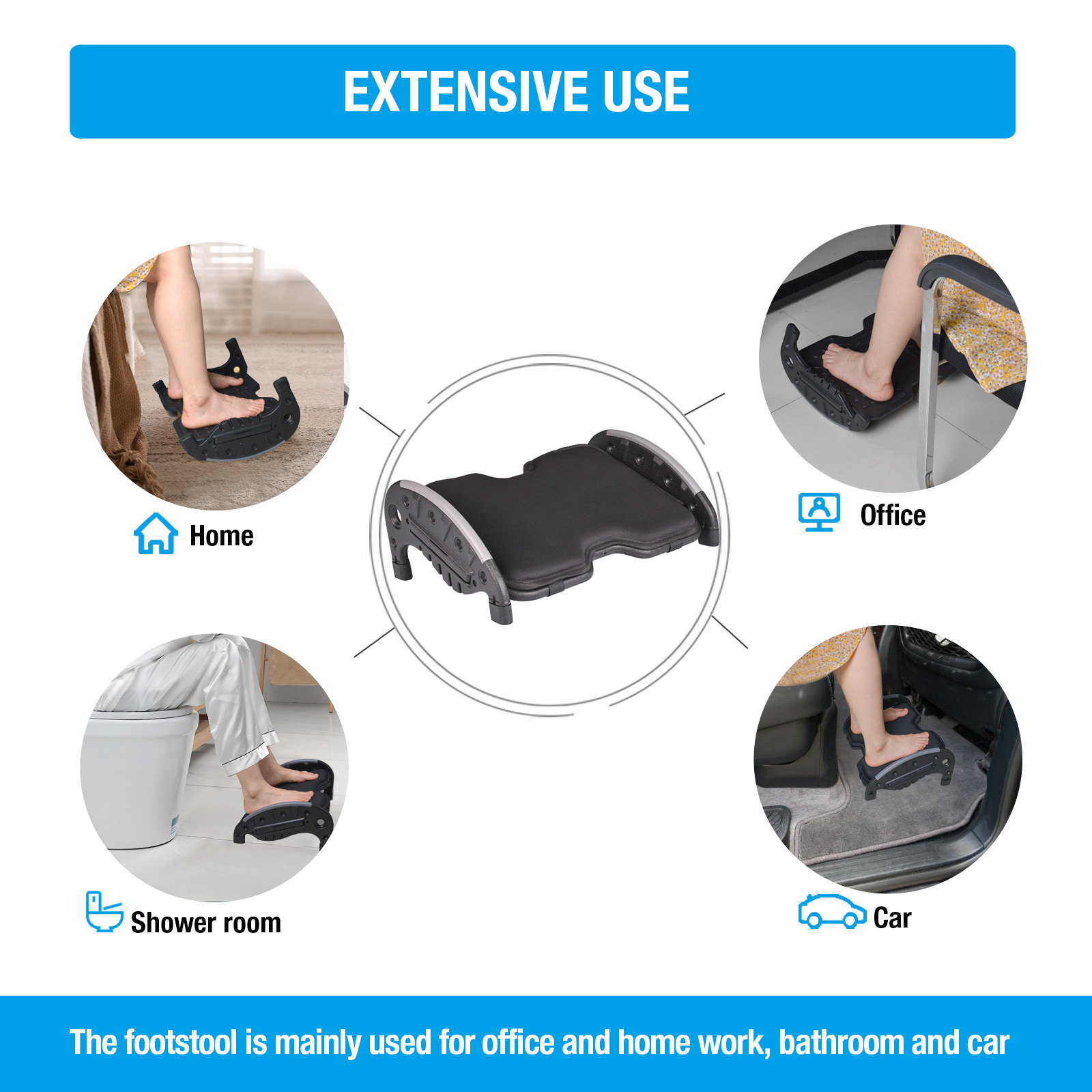 Fußstütze für unter dem Schrei – Office Footrest Cushion Bewertung und Preis