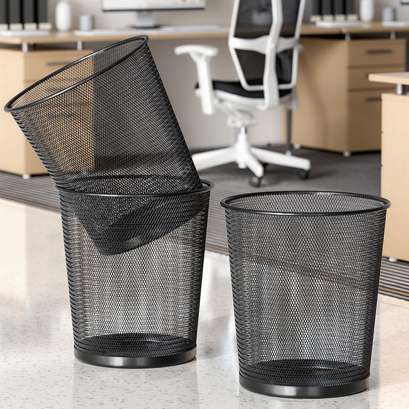 9L Großer Schwarzer Metall-Mül – Paper Basket Mesh Bewertung und Preis