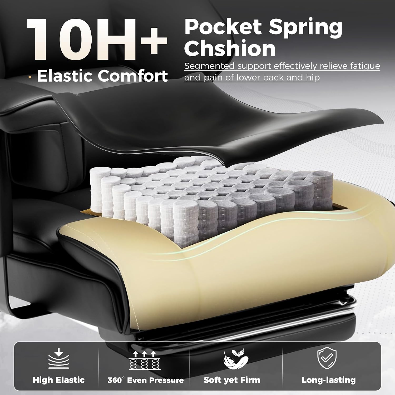 Großer Gaming-Stuhl für große  – Office Footrest Cushion Bewertung und Preis