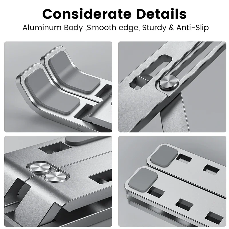 Laptop-Halterung aus Aluminium – Adjustable Laptop Table Bewertung und Preis