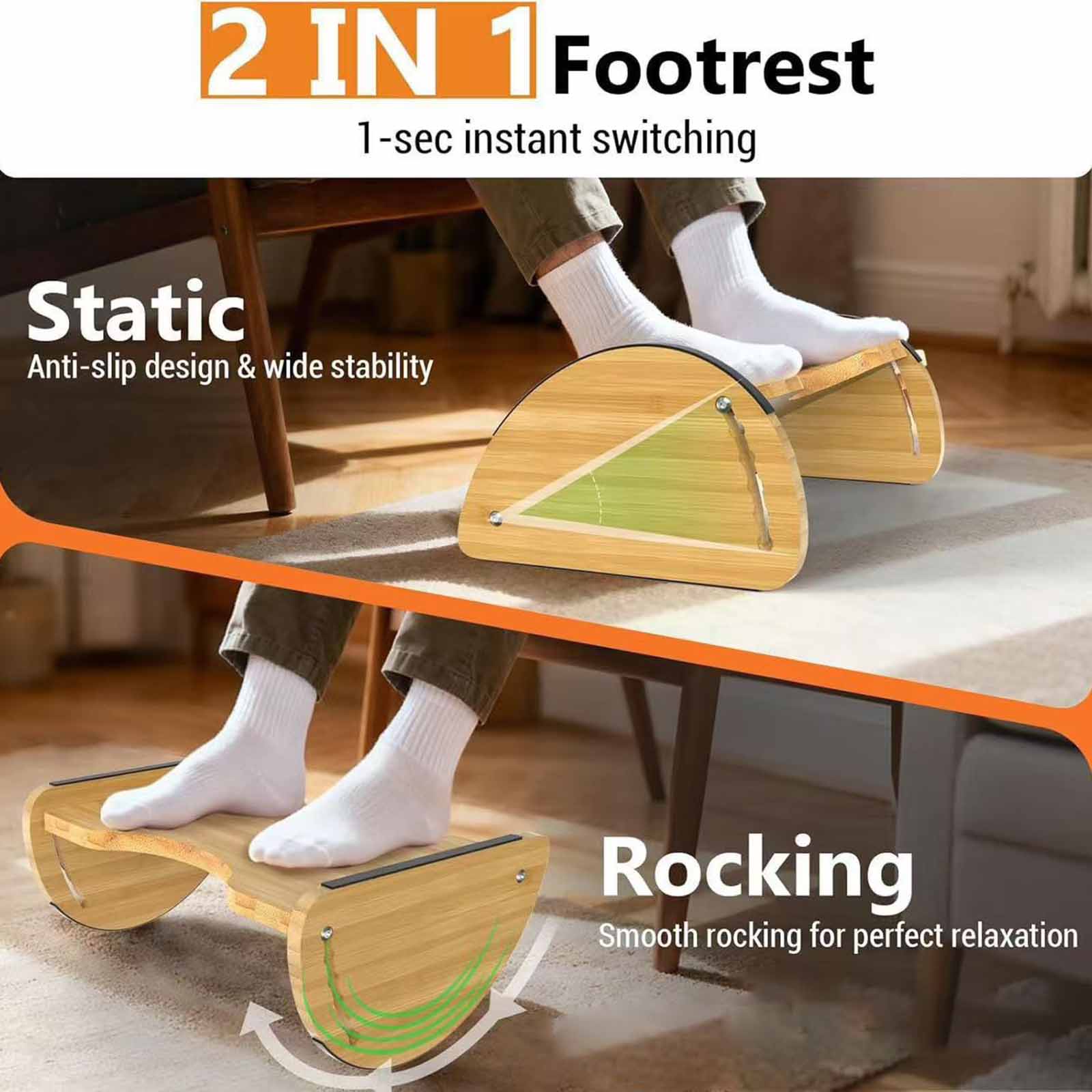 Verstellbare Büro-Fußstütze au – Office Footrest Cushion Bewertung und Preis