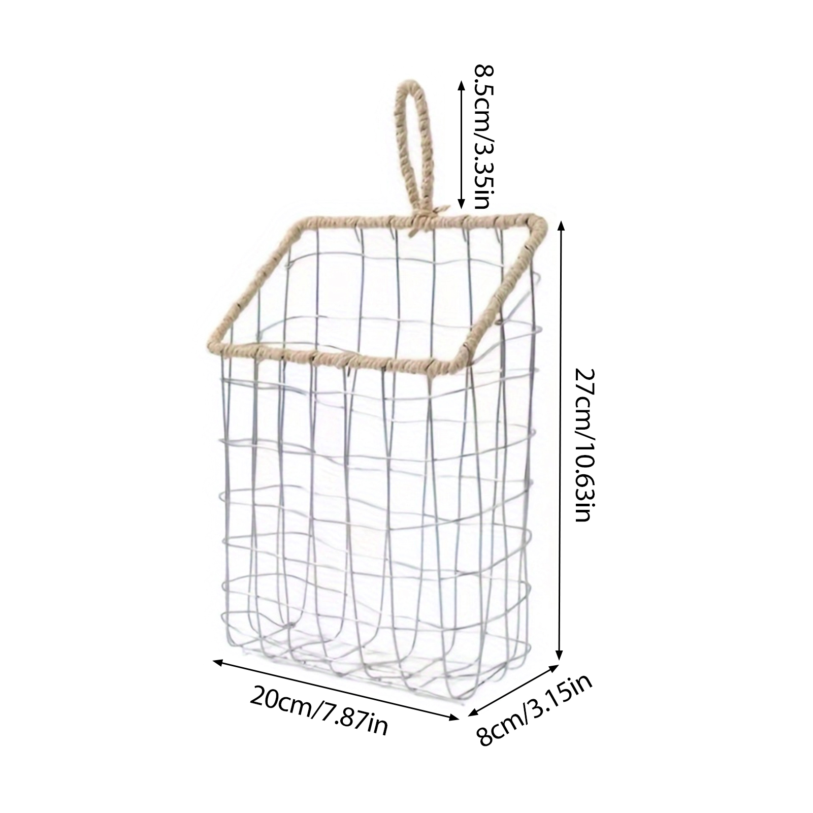 Hängekorb aus Metalldraht, gro – Paper Basket Mesh Bewertung und Preis