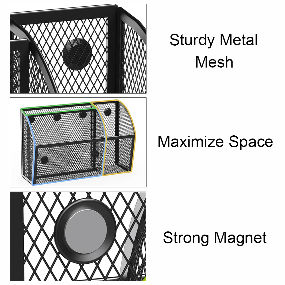 Magnetischer Netzkorb mit 3 Fä – Paper Basket Mesh Bewertung und Preis